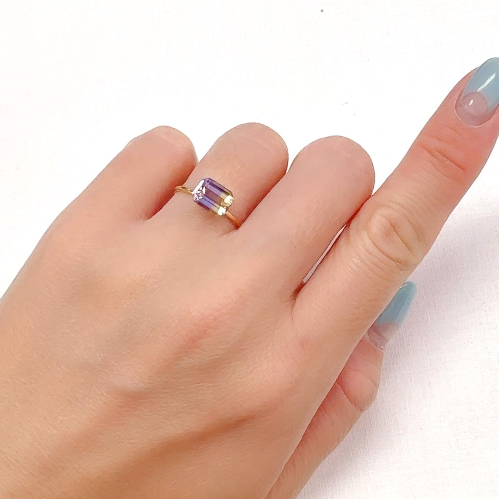 アメトリン ボリビア産 1.90ct[240928875]8.1x6.2mm前後