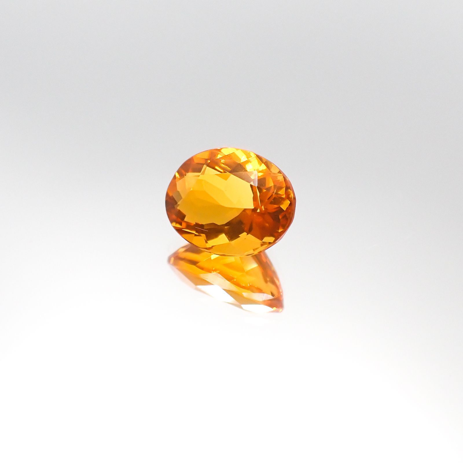 ファイヤーオパール(宝石名ファイヤー・オパール)メキシコ産 1.45ct 識別済[231023913]9.1x7.1mm前後