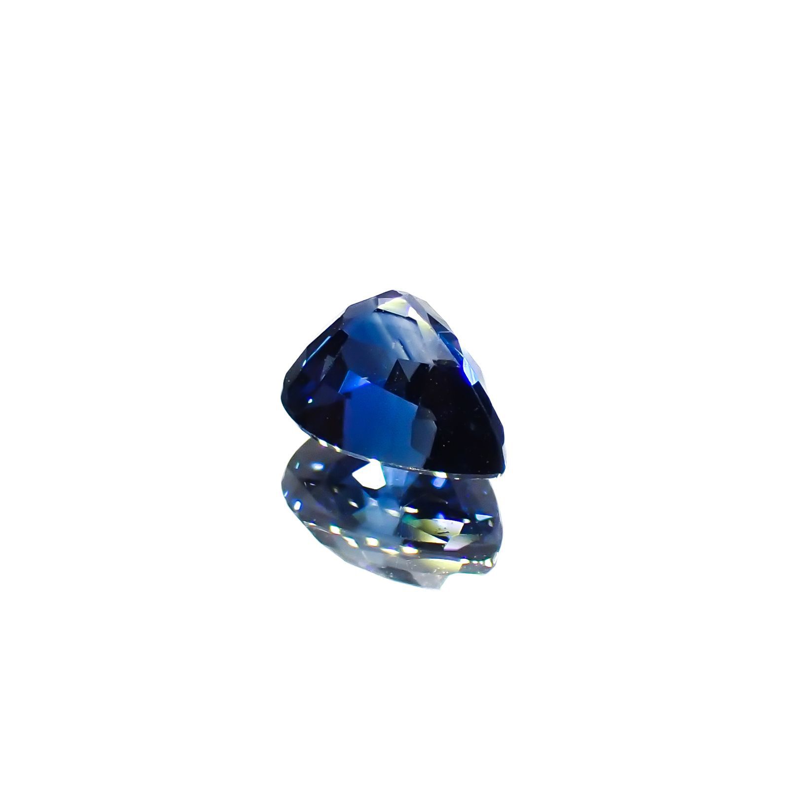 サファイア(宝石名サファイア)スリランカ/マダガスカル産 0.55ct 識別済[230120246]5.3x4.1mm前後