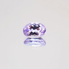 ラベンダーゾイサイト(宝石名ゾイサイト) タンザニア産 0.59ct 識別済[21019347]6.2×4.1mm前後
