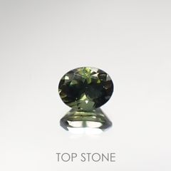 ゴールドシーンサファイア非加熱(宝石名シーン・サファイア) ケニア産 0.54ct 識別済[210712071]5×4mm前後