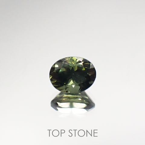 ゴールドシーンサファイア非加熱(宝石名シーン・サファイア) ケニア産 0.54ct 識別済[210712071]5×4mm前後