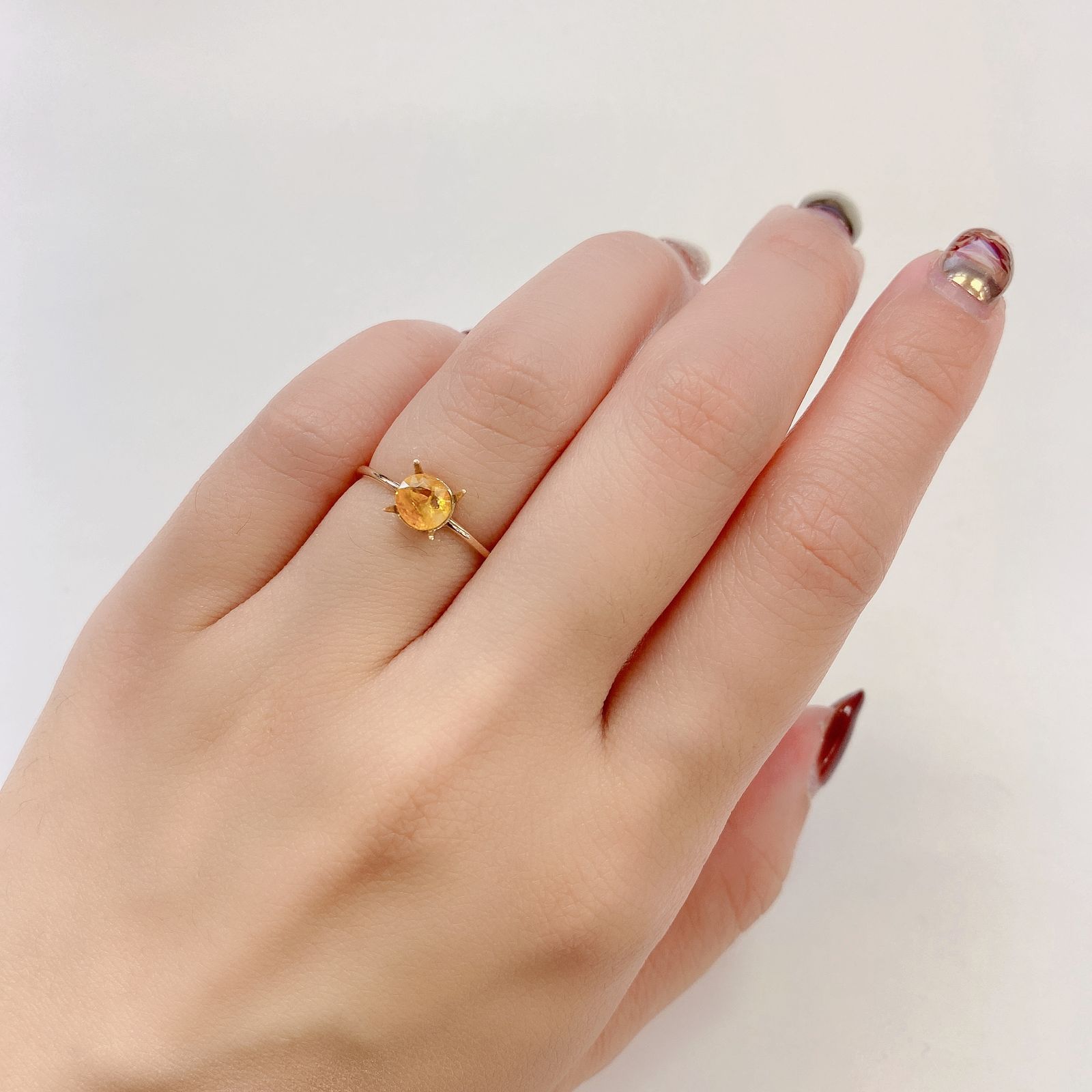 ジョハチドーライト(宝石名ジョハチドライト) ビルマ産 0.562ct ソ付(彩珠)[19111457]5.5×5.5mm前後
