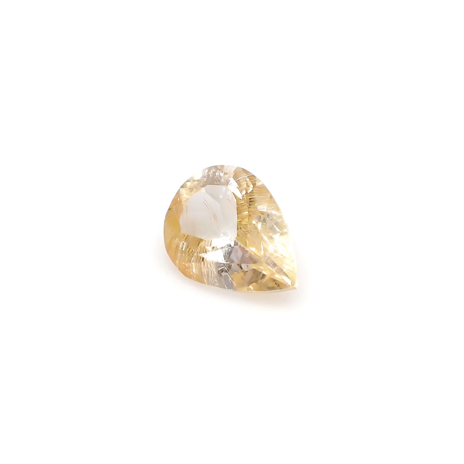 ニードルイントパーズ(チューブイントパーズ) ブラジル・ミナスジェライス州産 9.78ct[240225887]16.3x11.9mm前後