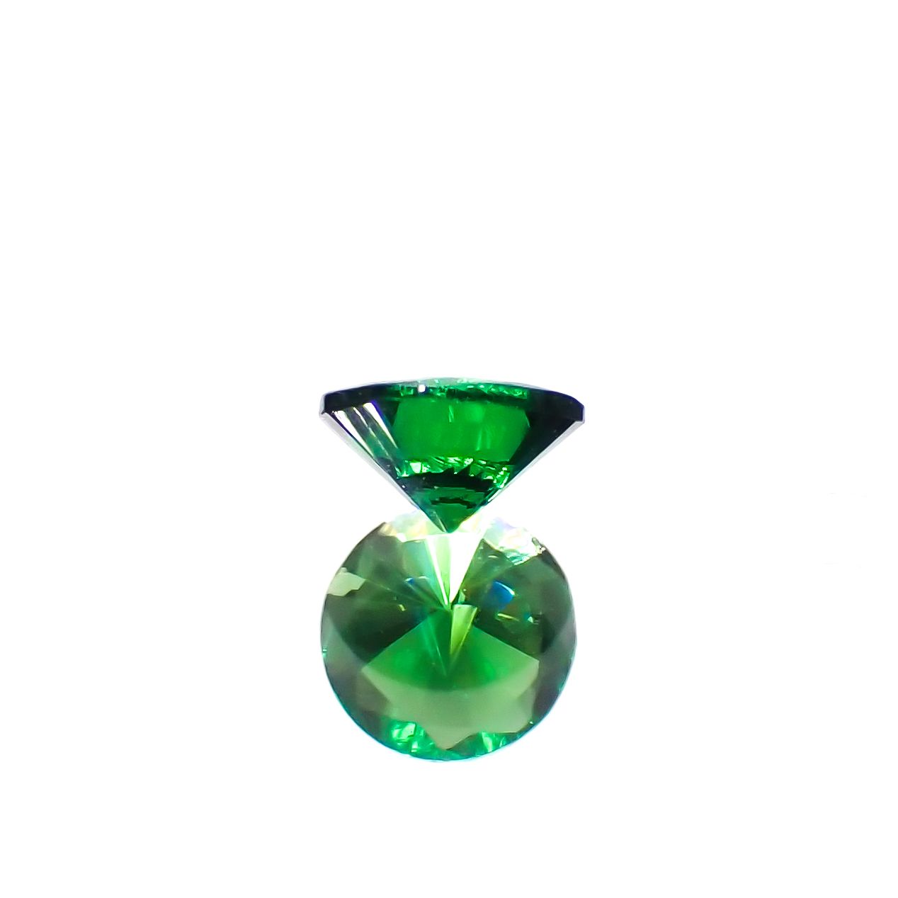 ツァボライト(宝石名グリーン グロッシュラー・ガーネット)タンザニア産 0.10ct 識別済[240226090]3x3mm前後