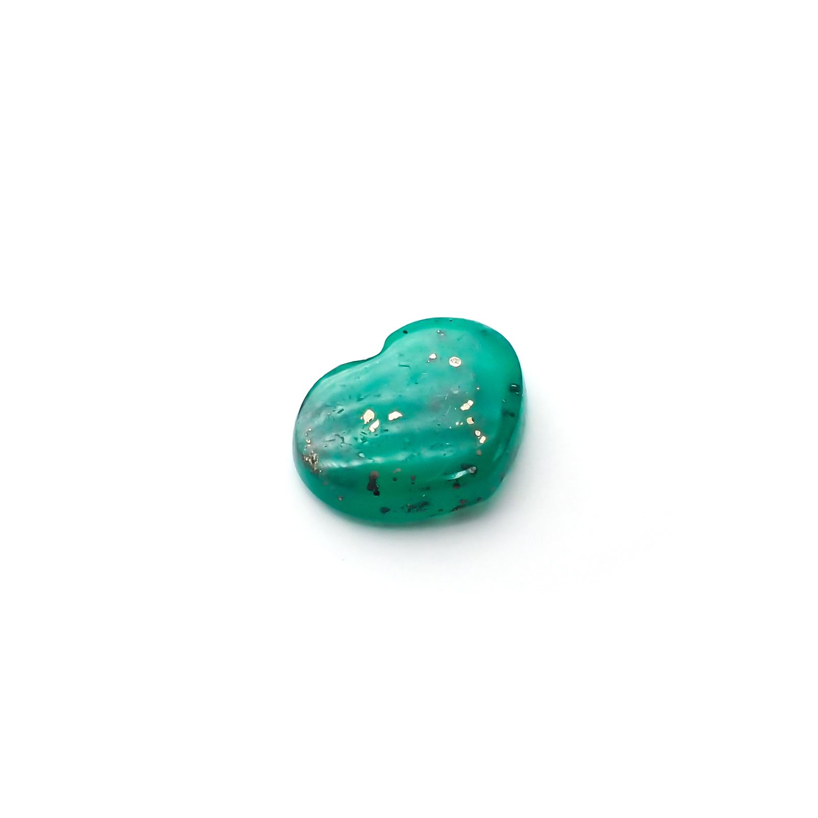 パイライトインエメラルド(宝石名パイライトインエメラルド) コロンビア・チボール鉱山産 1.792ct 彩珠鑑付[250611506]8.2×10.5mm前後