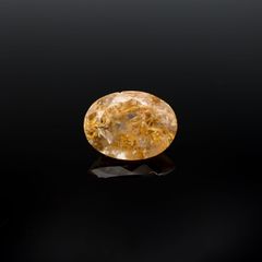 ヘデンベルジャイトインクォーツ インドネシア産 4.74ct [220917831]13.7x10.5mm前後