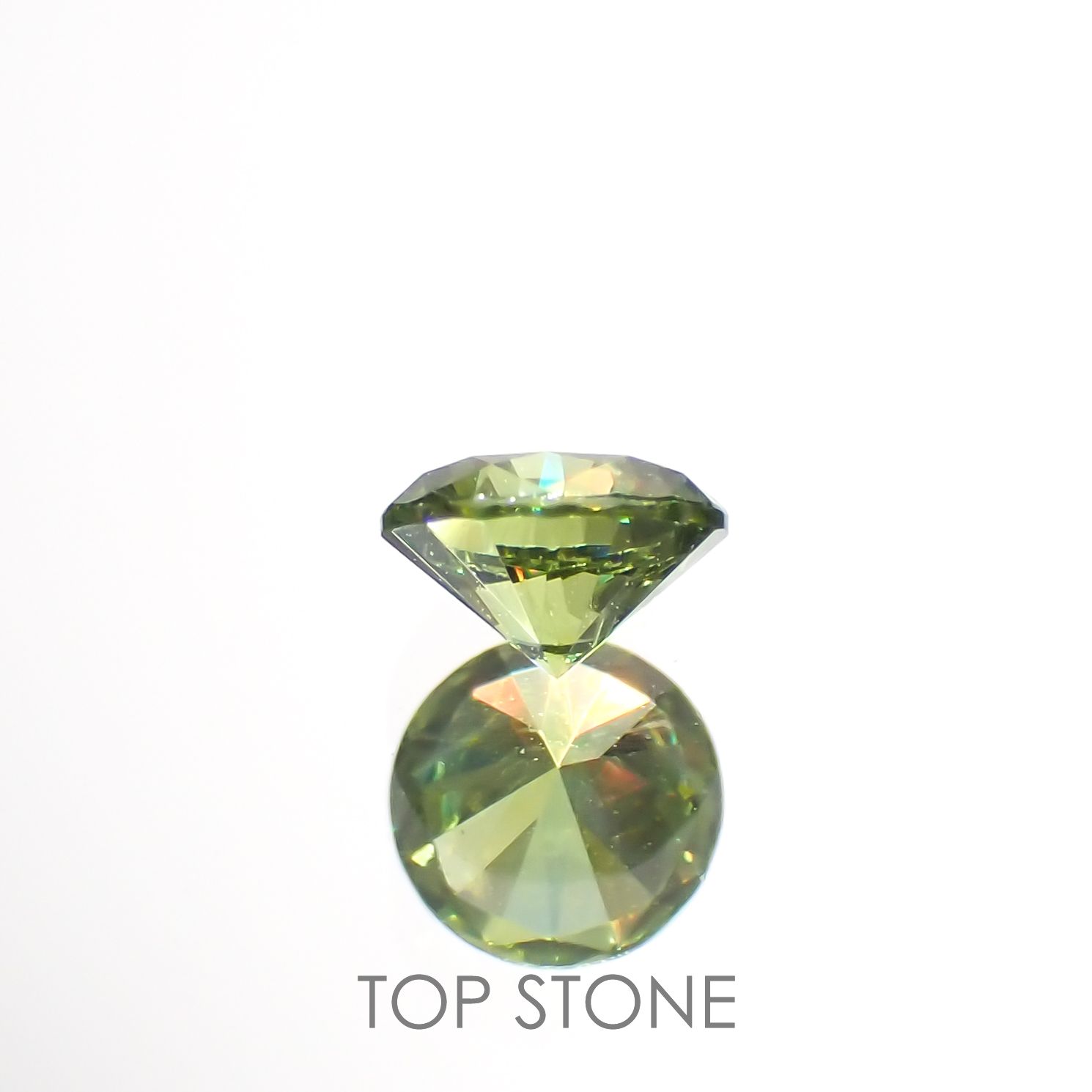 デマントイドガーネット(宝石名デマントイド・ガーネット)ロシア産 0.17ct 識別済[221119164]3.3x3.3mm前後