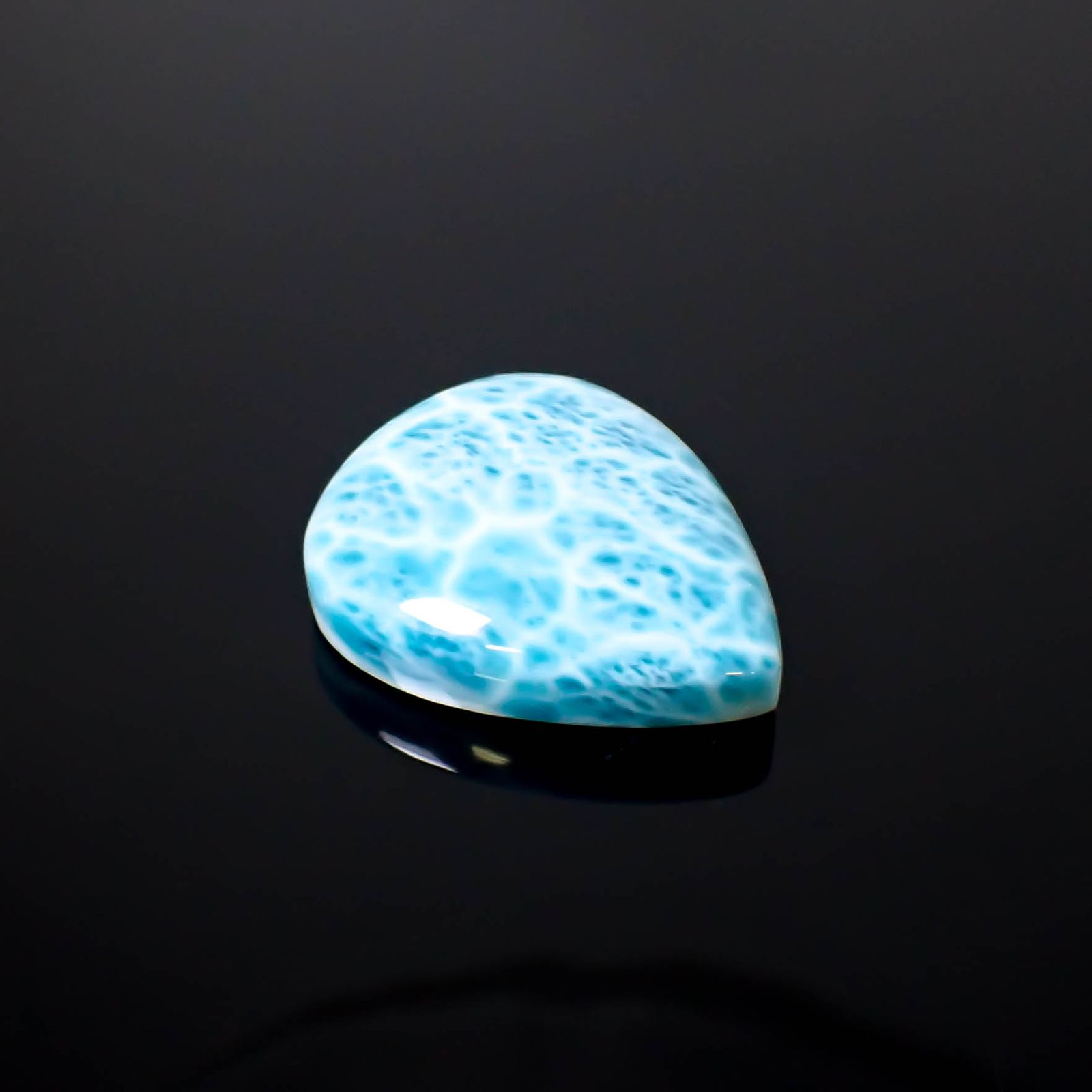 ラリマー ドミニカ共和国産 124.16ct [250630539]40x32.3mm前後