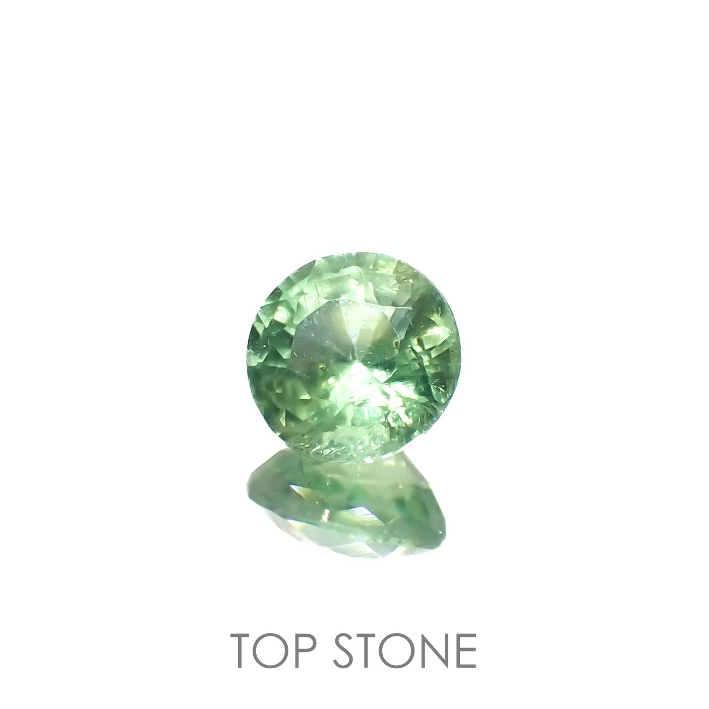 グリーンカイヤナイト タンザニア産 0.59ct[230220571]4.9x4.8mm前後