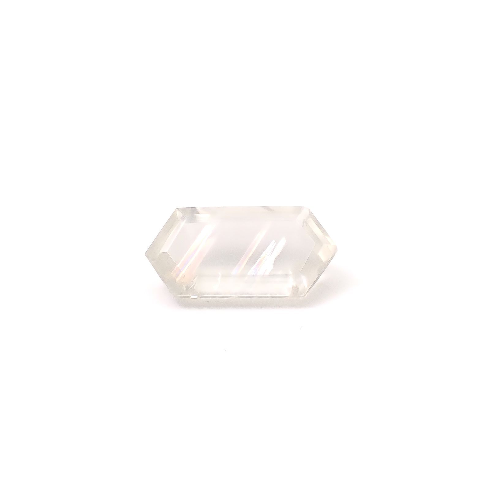 ◇カスタムカット◇マラウイムーンストーン マラウイ共和国産 13.58ct / 22.9x11.5mm前後 [260331813]