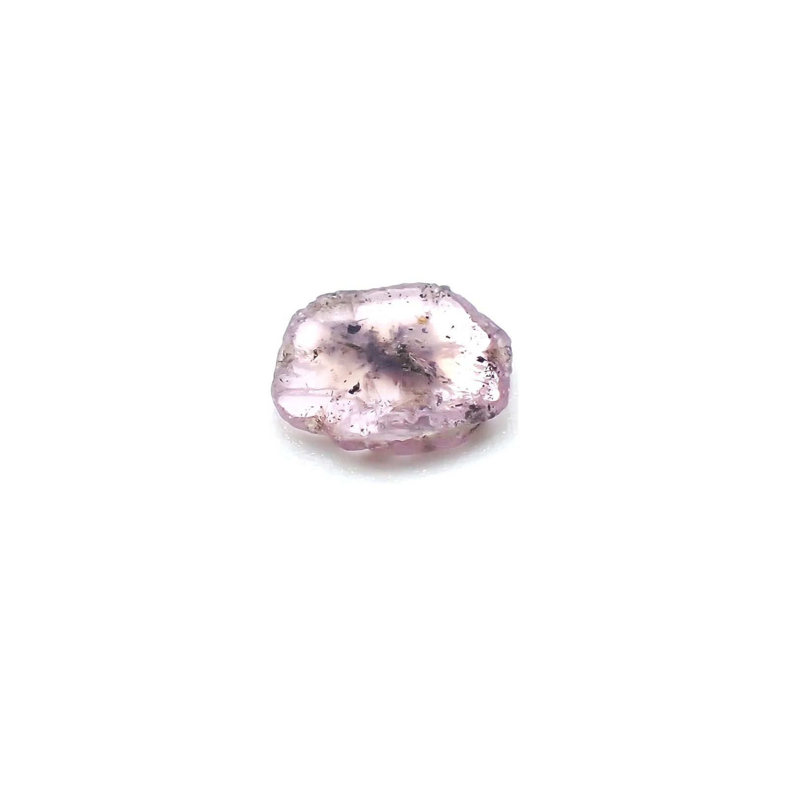 トラピッチェピンクサファイア(宝石名ピンク・サファイア)パキスタン・カシミール地方産 0.81ct 識別済[231124068]7.8x6.3mm前後