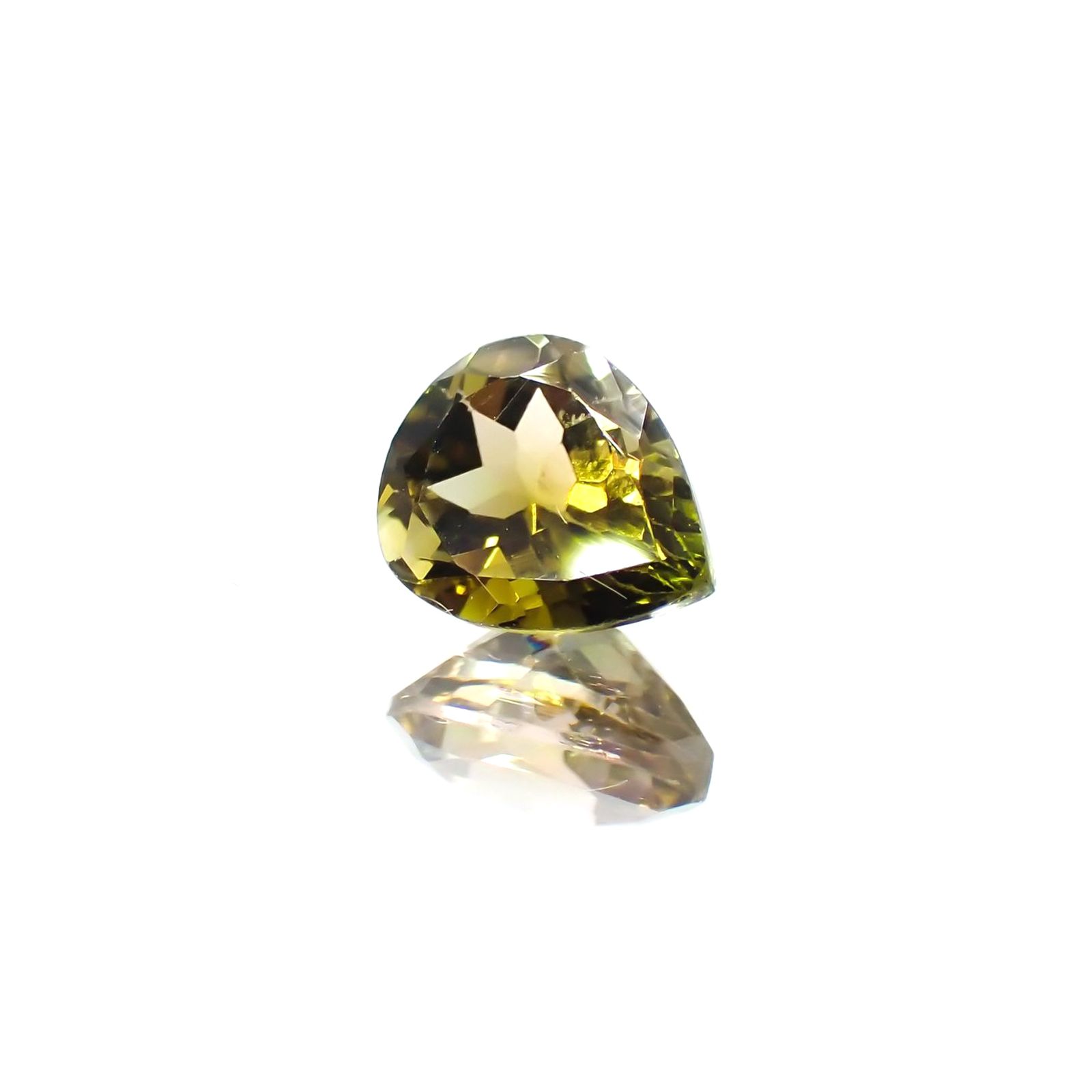 バイカラートルマリン(宝石名トルマリン) ブラジル/アフリカ産 0.93ct 識別済[211013575]7.2×5.8mm前後