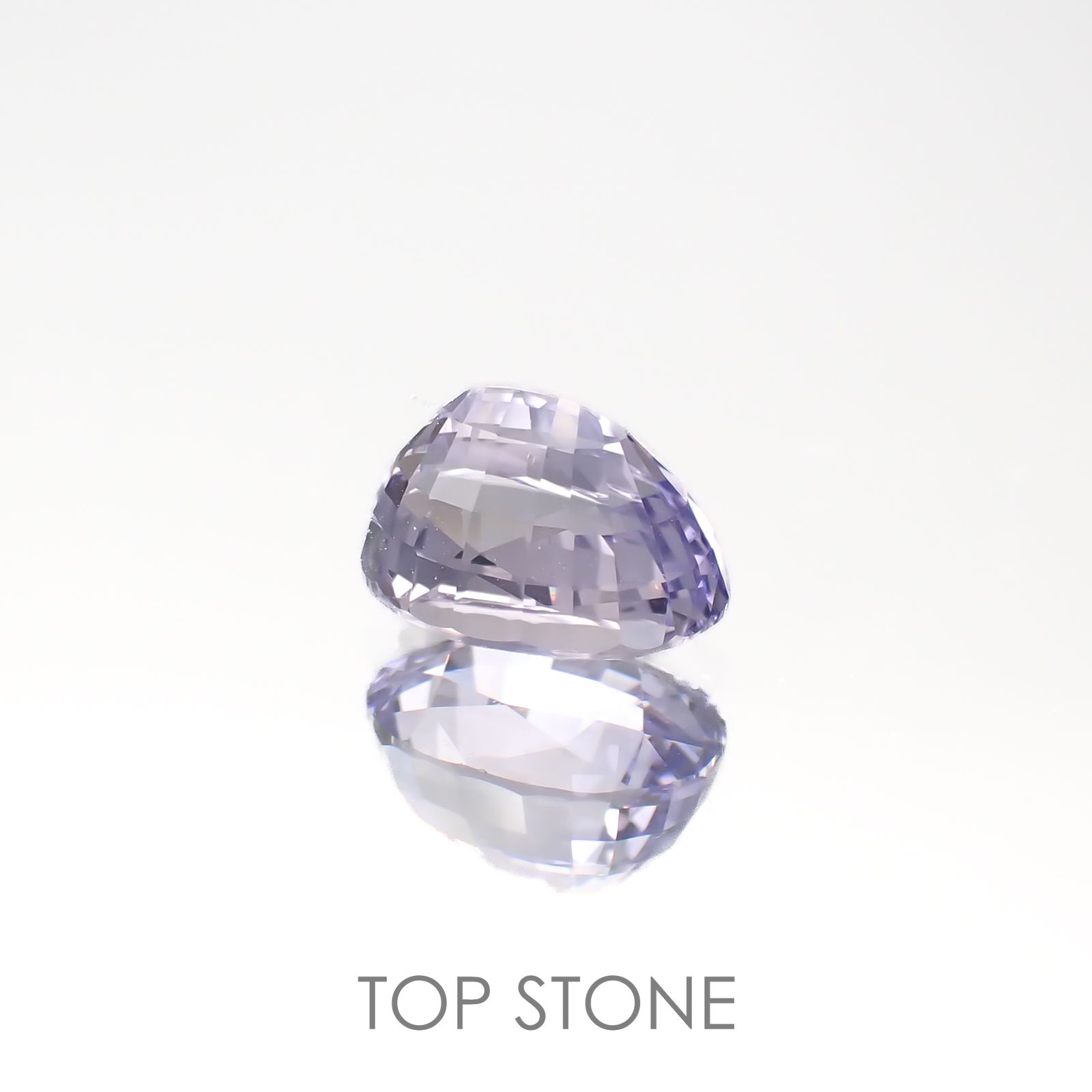 ラベンダーサファイア(宝石名サファイア)スリランカ/マダガスカル産 1.69ct 識別済[220817461]7.4x5.3mm前後
