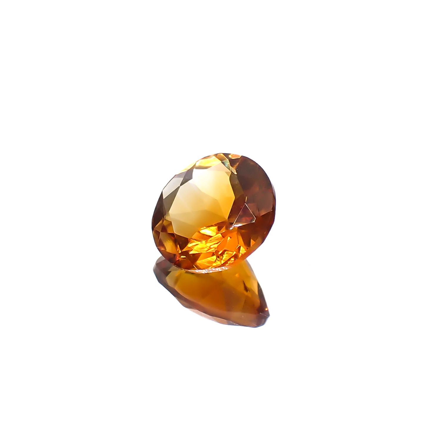 マデイラシトリン ブラジル・ミナスジェライス州産 1.44ct [250630573]8x8mm前後