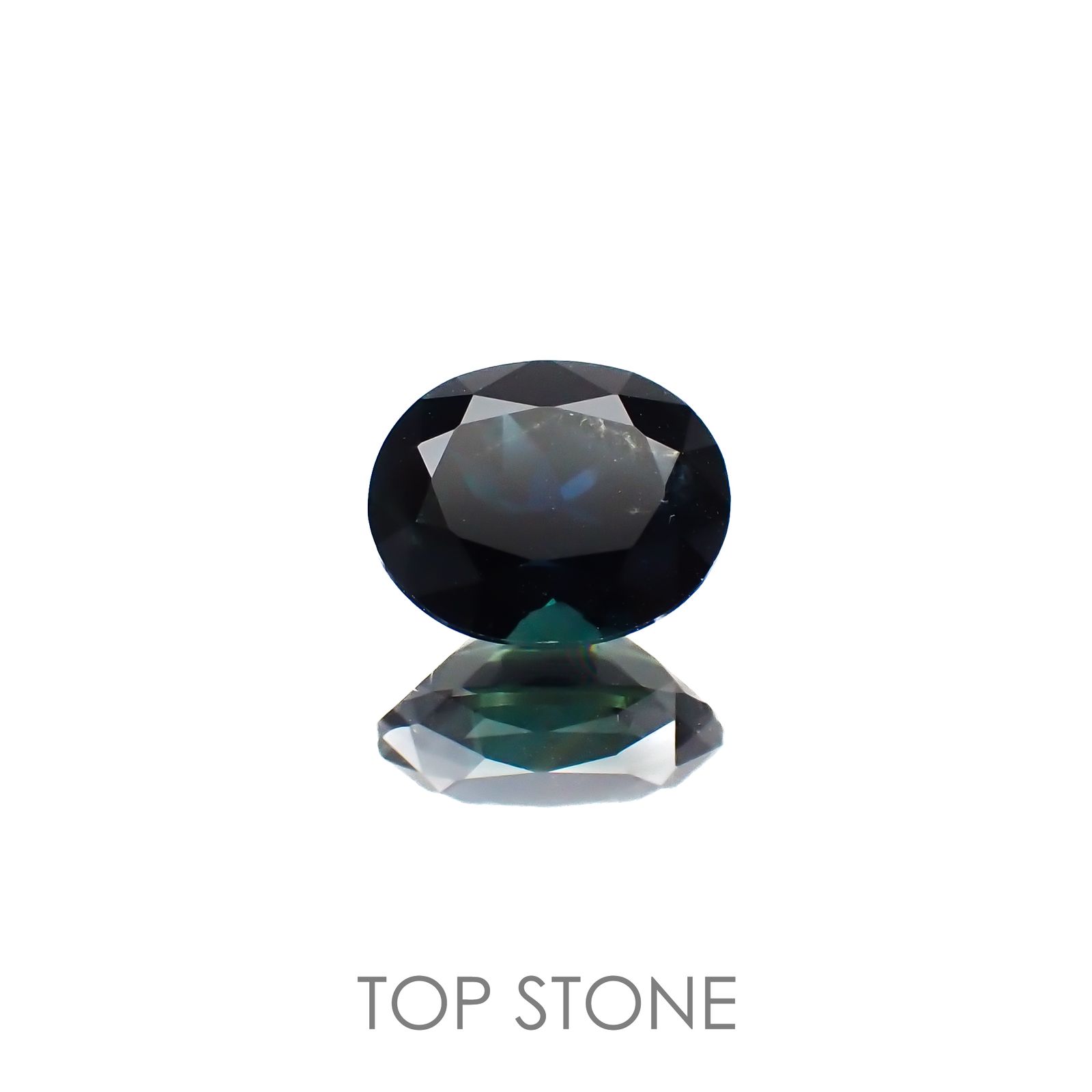 ゴールドシーンサファイア(宝石名シーン・サファイア)ケニア産 1.32ct 識別済[221018891]7.1x5.7mm前後