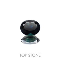 ゴールドシーンサファイア(宝石名シーン・サファイア)ケニア産 1.32ct 識別済[221018891]7.1x5.7mm前後