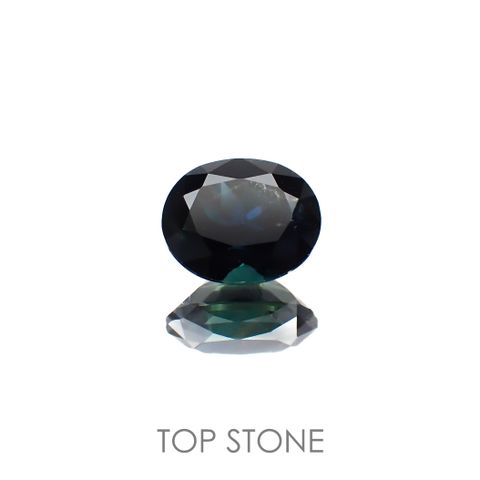 ゴールドシーンサファイア(宝石名シーン・サファイア)ケニア産 1.32ct 識別済[221018891]7.1x5.7mm前後