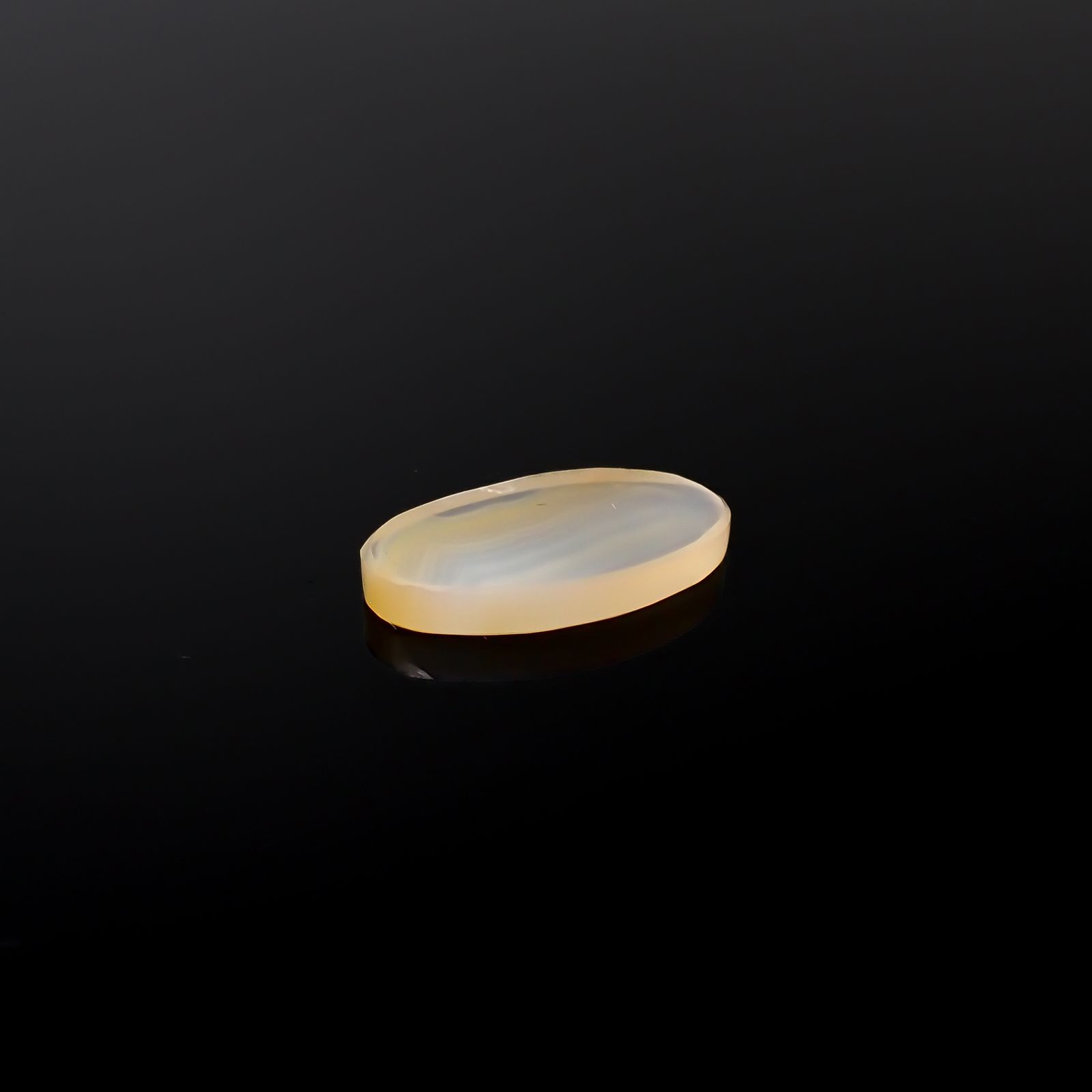 アイリスアゲート スライス メキシコ・チワワ州産 5.13ct[240527804]18.8x9.9mm前後