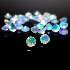 <ランダムセレクト1個販売>エチオピアオパール エチオピア産 約0.16ct [250129743-PAC]4.1x4.1mm前後