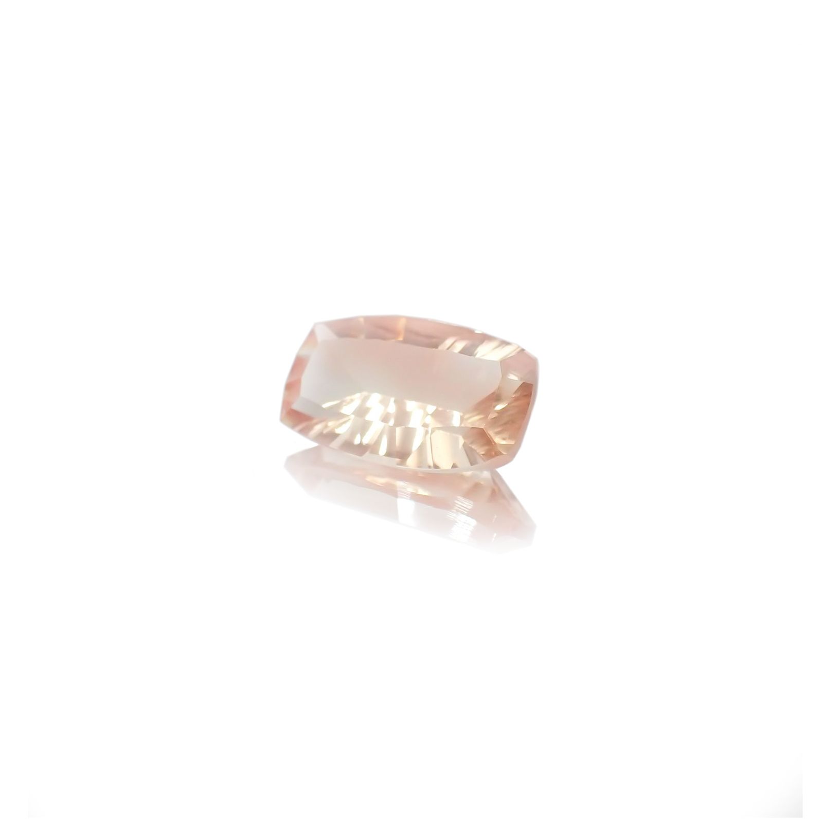 オレゴンサンストーン(宝石名ラブラドライト・サンストーン) アメリカ・オレゴン州産 2.465ct ソ付(彩珠)[210410424]12×7.2mm前後