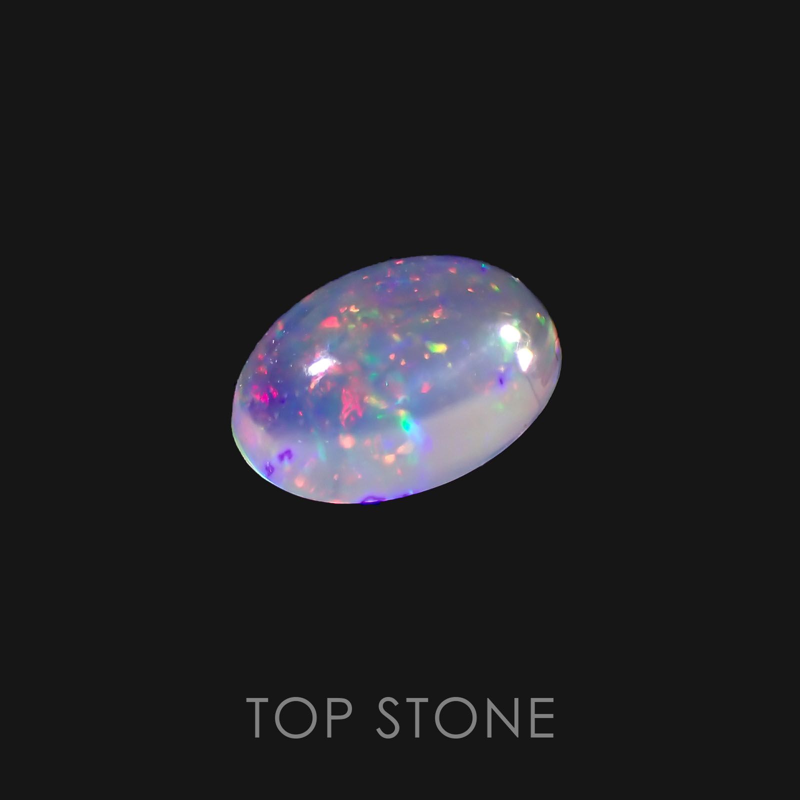 ウォーターオパール(宝石名ウォーター・オパール) メキシコ産 0.50ct 識別済[20117604]6.8×5.1mm前後