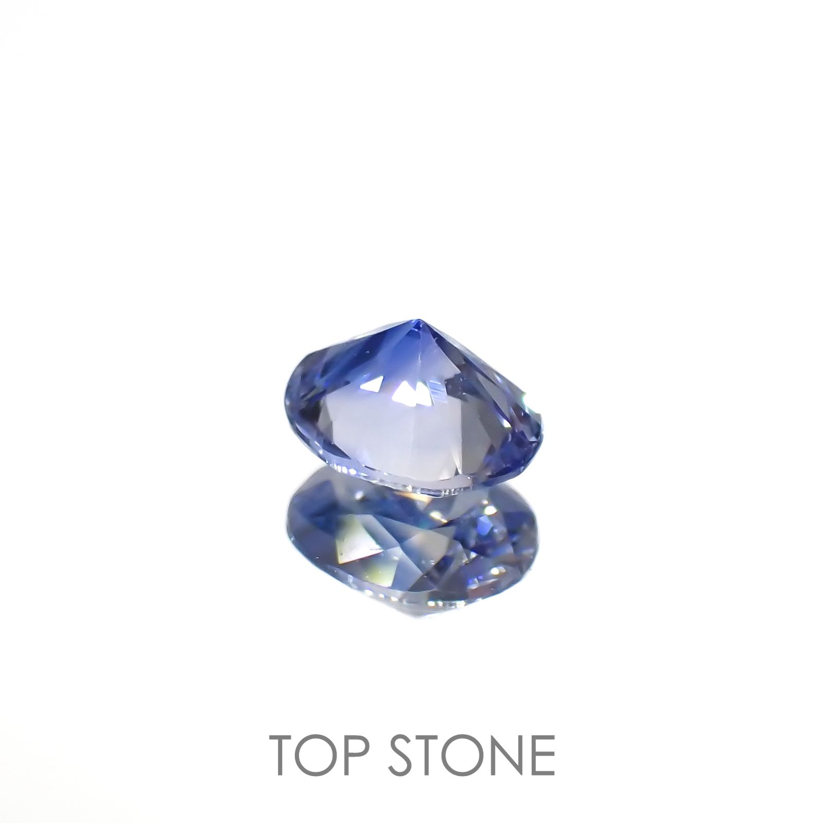 バイカラーサファイア(宝石名サファイア)スリランカ/マダガスカル産 0.60ct 識別済[220817430]5.6x4.6mm前後