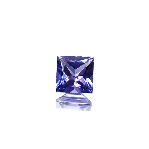 ◇プリンセスカット◇タンザナイト タンザニア産 0.28ct[240427138]3.8x3.8mm前後