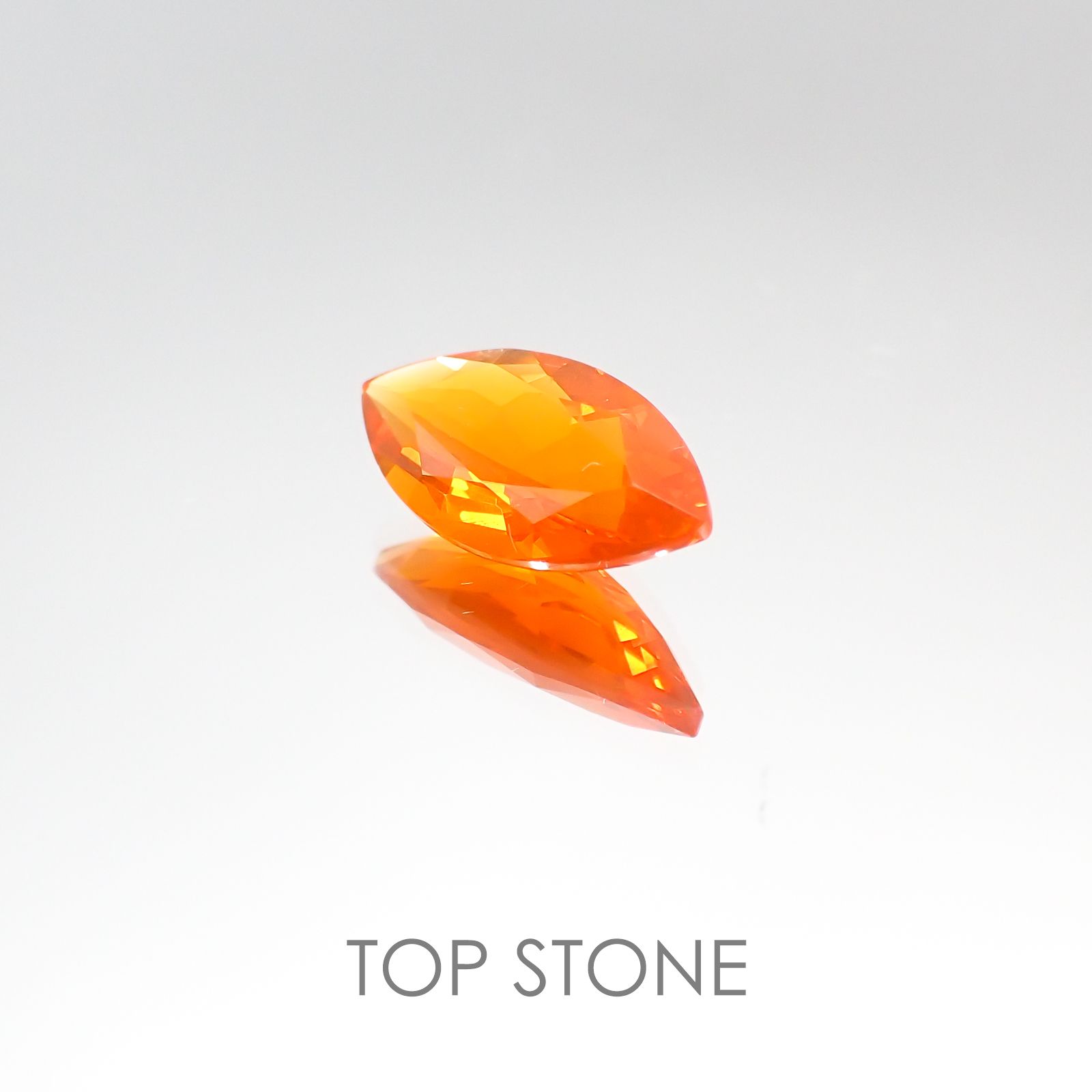 ファイヤーオパール メキシコ産 ルース 1.29ct[20117515]12.6×6.5mm前後
