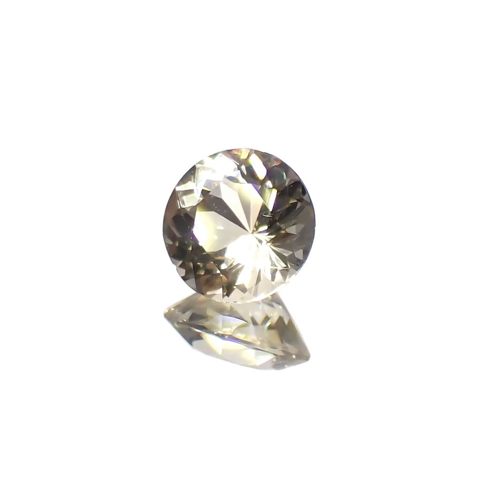 イエロースキャポライト(宝石名イエロー・スキャポライト)タンザニア産 識別済 0.43ct / 5x5mm前後 [221219401]