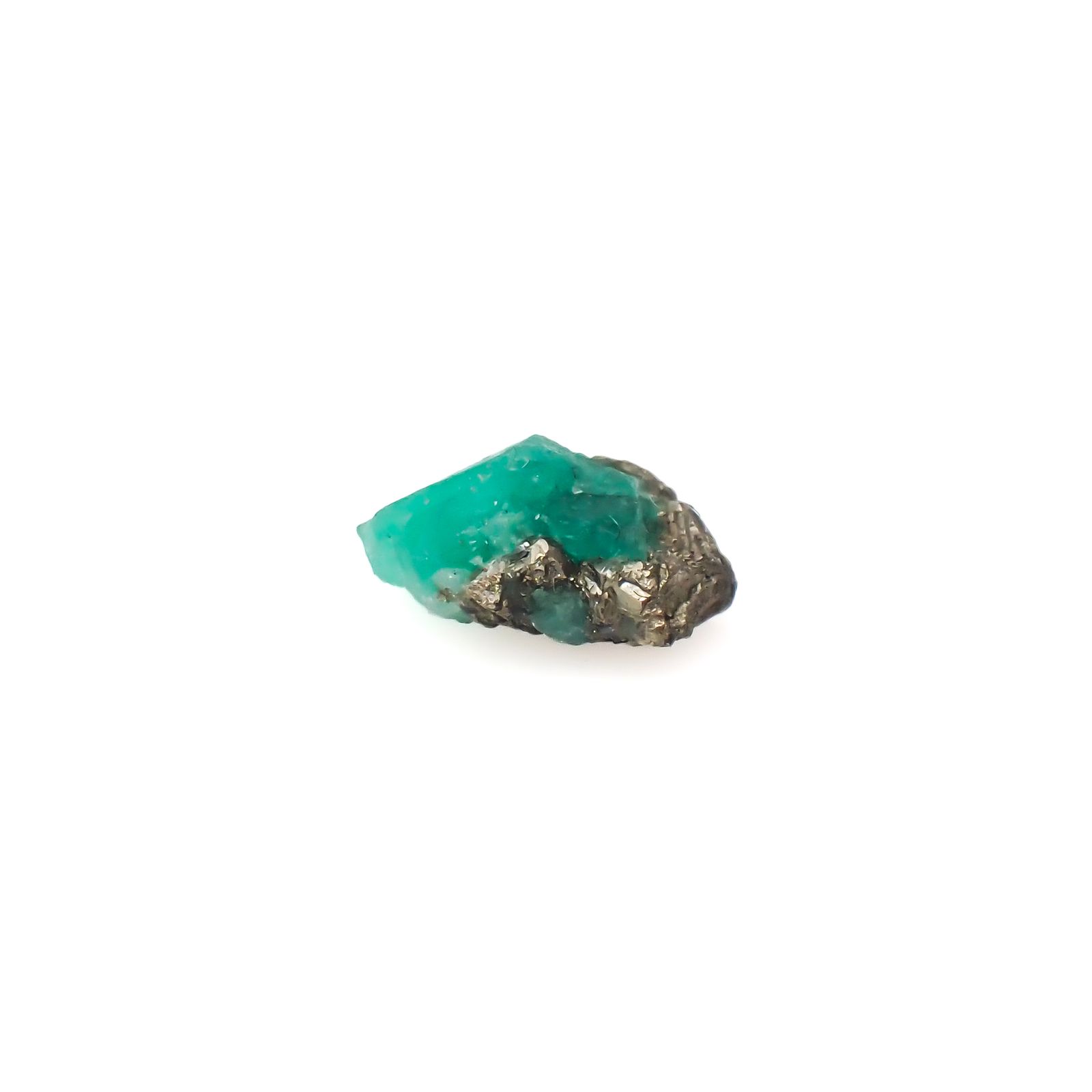 エメラルド 原石 コロンビア産 3.55ct[240427239]11.2x9.8mm前後