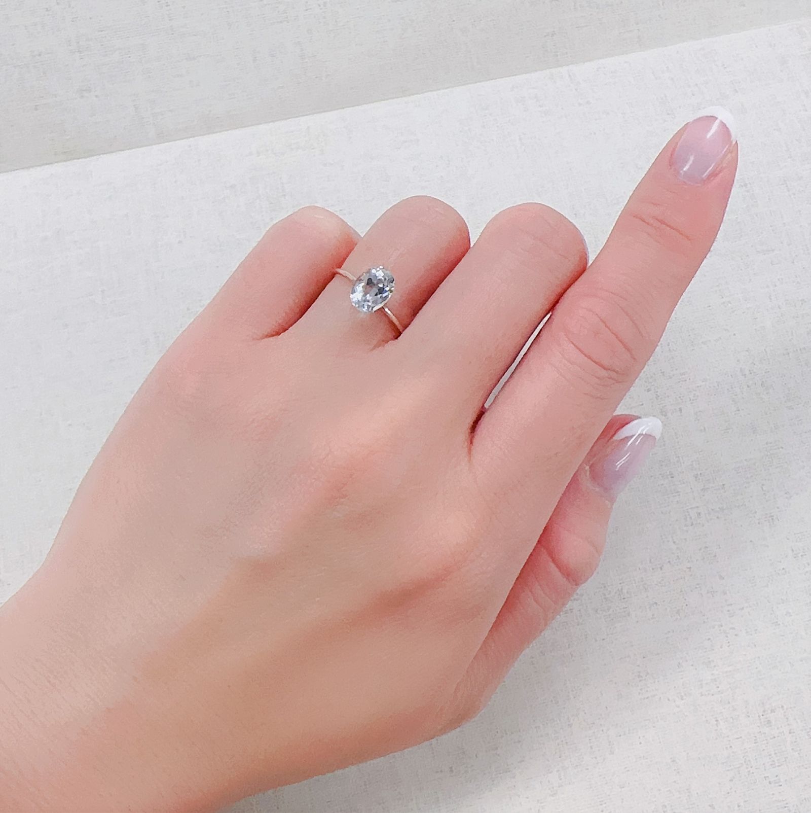 ゴッシェナイト パキスタン・ヒマラヤ産 1.26ct[230421831]8x6.1mm前後