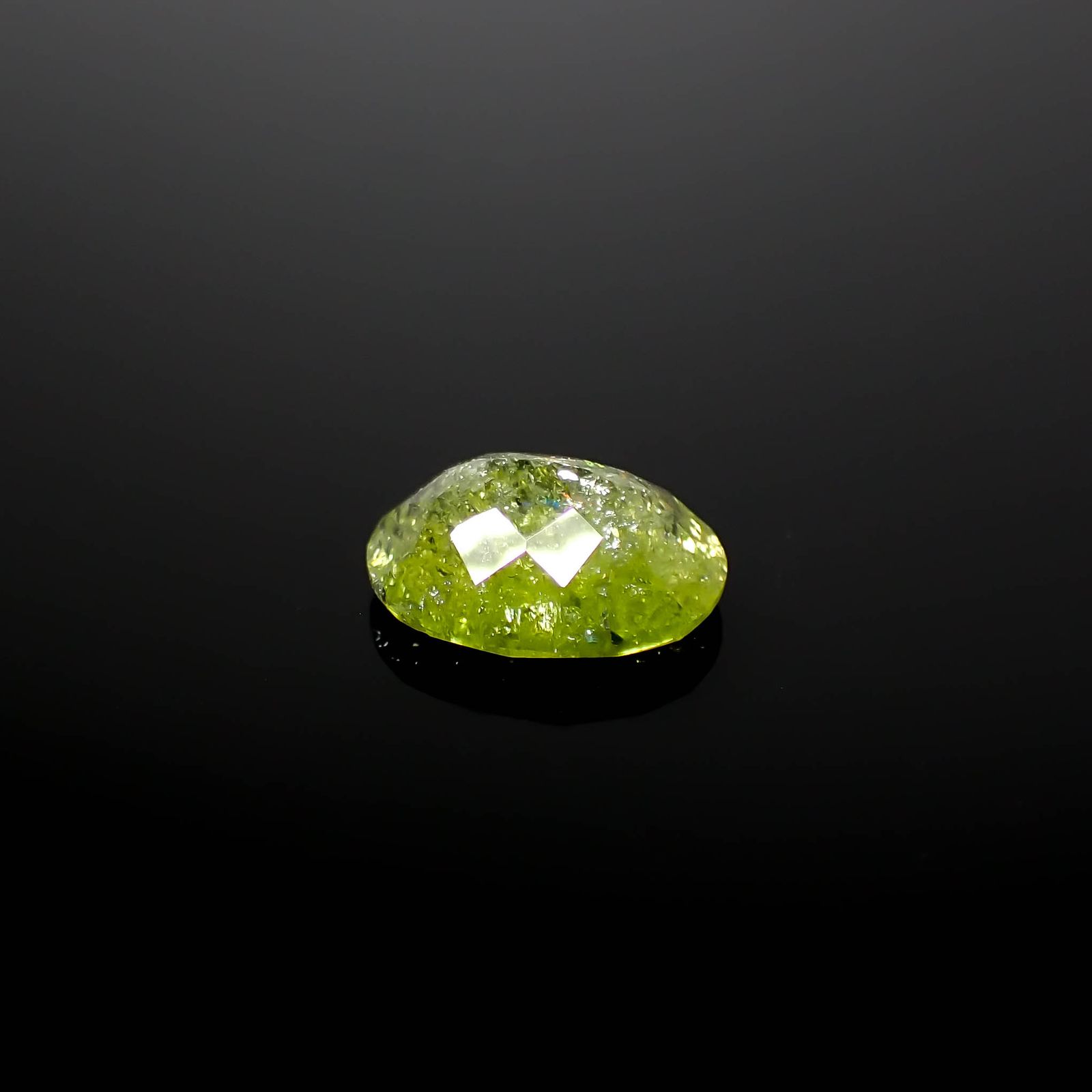 イリデッセンスクロムトルマリン ケニア産 2.35ct[240928939]10.1x8.1mm前後