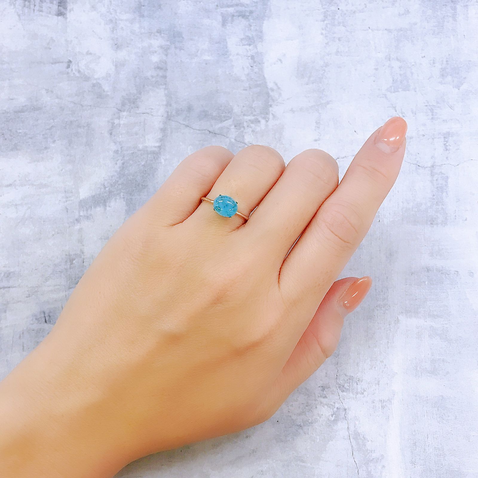 ヘミモルファイト(宝石名ヘミモルファイト)コンゴ民主共和国産 1.90ct 識別済[220917967]8.1x6.7mm前後