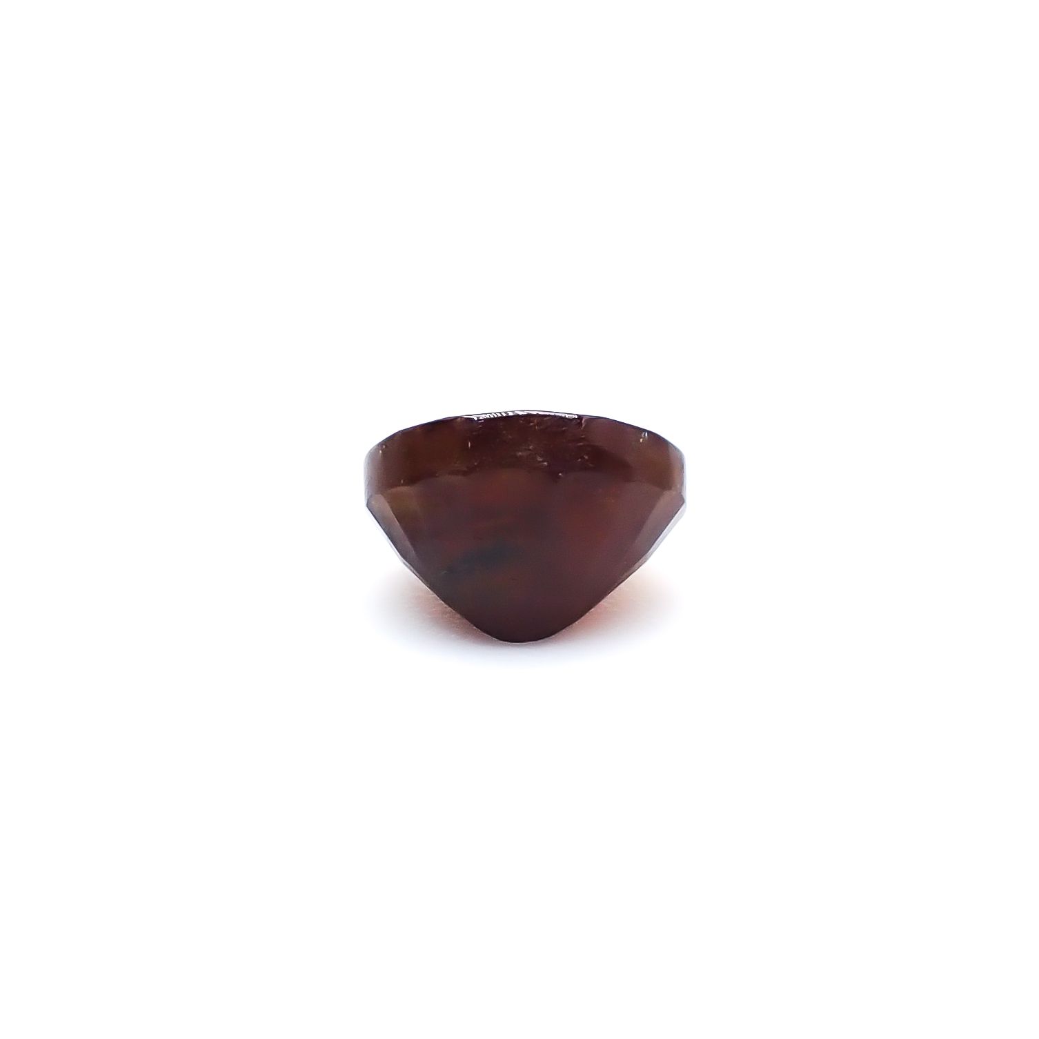 ◇チェッカーカット◇レインボーガーネット 日本・奈良県産 1.09ct / 6x5.1mm前後 [260932923]