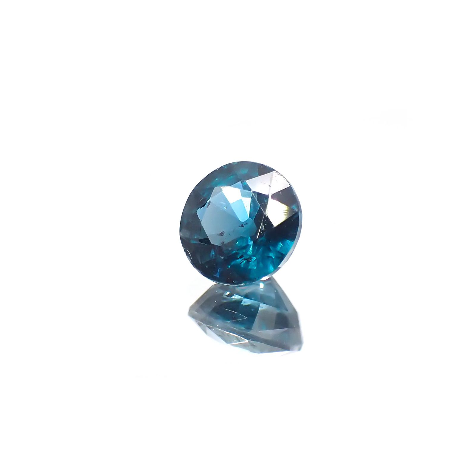 オーシャンブルーカイヤナイト(宝石名カイヤナイト) インド・オリッサ州産 1.83ct 識別済[210912366]7×7mm前後