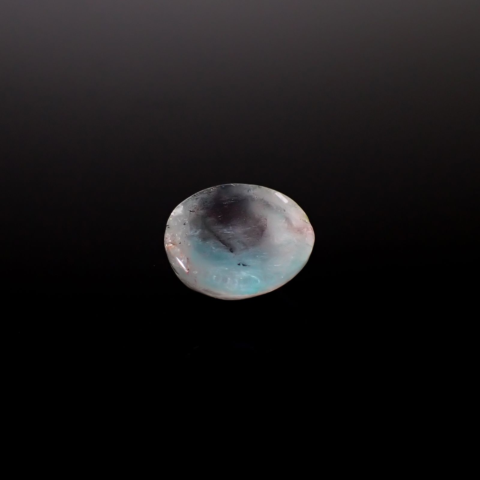 アホイトインクォーツ 南アフリカ・メッシーナ鉱山産 4.07ct [241029319]11.3x9.2mm前後