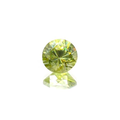 スフェーン(宝石名スフェーン)マダガスカル産 ソ付(彩珠) 1.030ct / 6.3x6.3mm前後 [231224433]