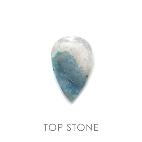 パライバクォーツ(宝石名ギラライト イン クォーツ) ブラジル産 17.90ct 識別済[210310283]26.2×16.6mm前後