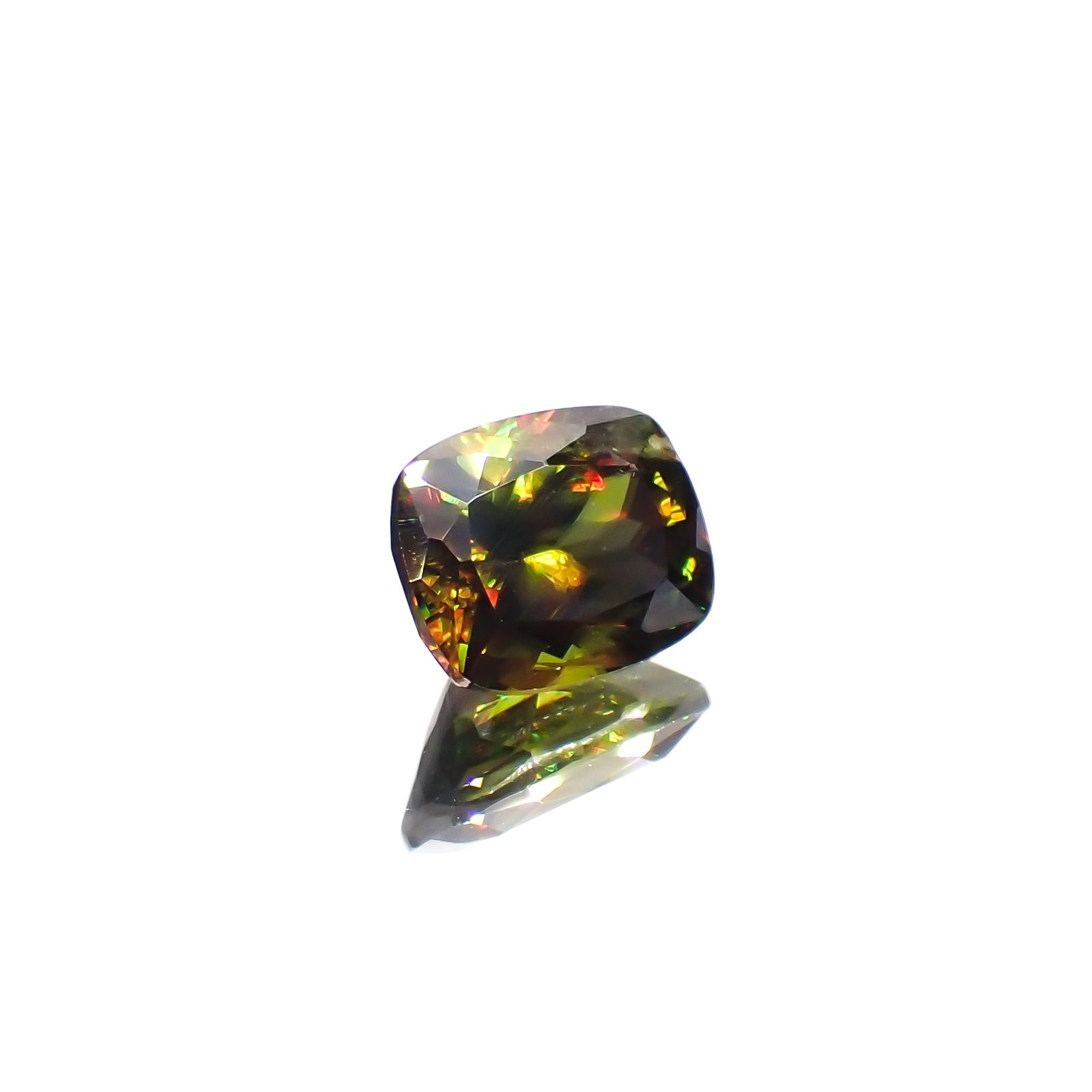 カラーチェンジスフェーン パキスタン産 1.58ct[231224744]7.5x6mm前後