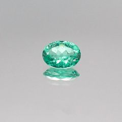 パライバトルマリン(宝石名トルマリン/別名パライバ・トルマリン) ブラジル産 0.479ct ソ付(宝貴協)[20052682]6×4.5mm前後