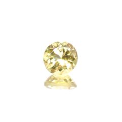 レモンイエローアパタイト(宝石名アパタイト)メキシコ産 1.41ct 識別済[220115471]7.1x6.9mm前後