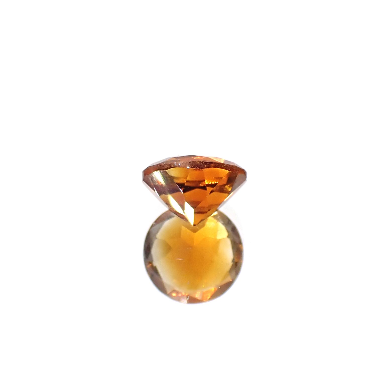 マデイラシトリン ブラジル・ミナスジェライス州産 0.72ct [250630585]6.1x6.1mm前後