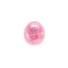 ペツォッタイトキャッツアイ(ラズベリル)(宝石名ペツォッタイト・キャッツアイ) マダガスカル産 0.433ct ソ付(彩珠)[210711982]4.6×4mm前後