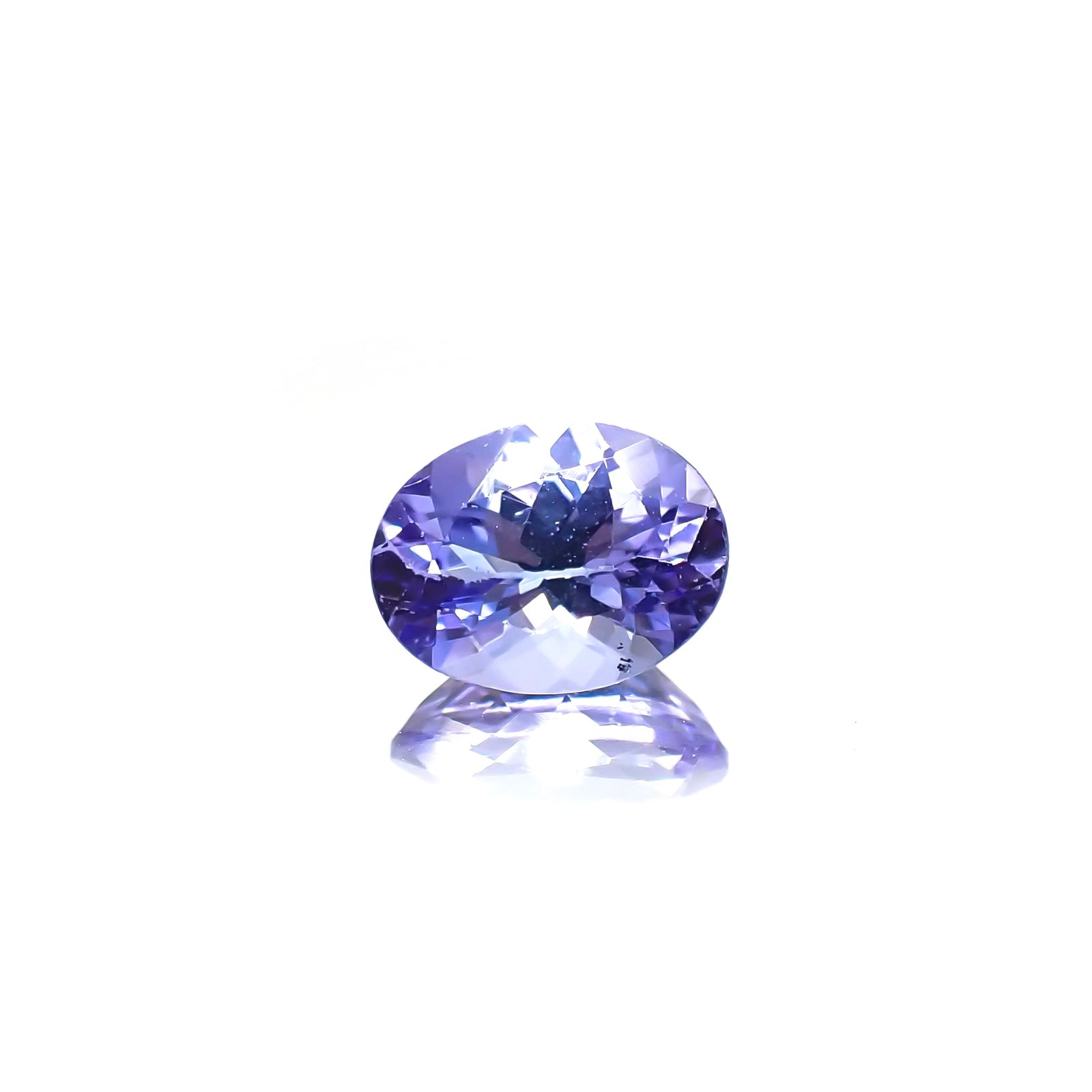 タンザナイト(宝石名タンザナイト) タンザニア産 1.60ct 識別済[210711836]8.5×6.4mm前後