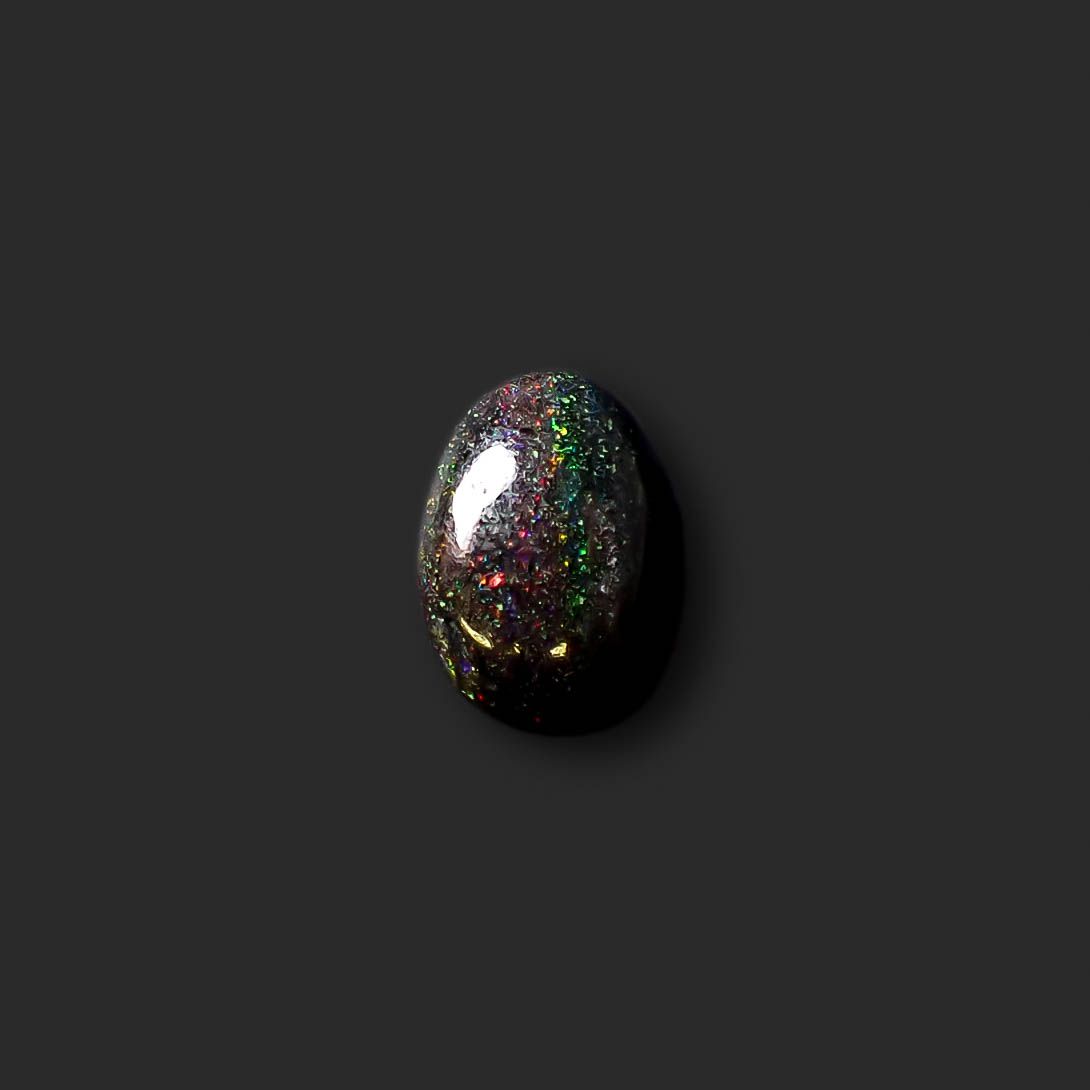 ブラックマトリックスオパール【1】ルース・カボション（37×28.5mm）