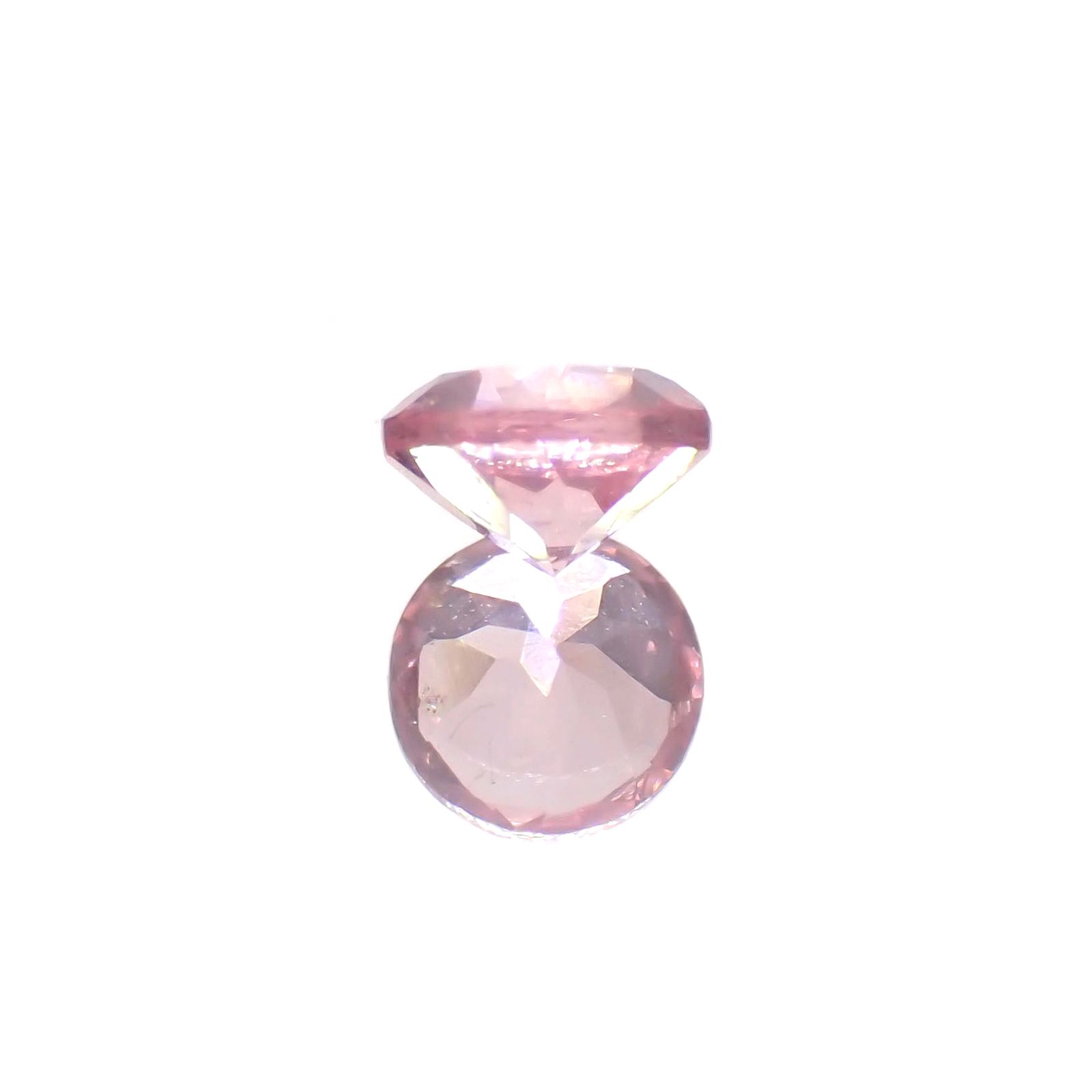 シルキーピンクスピネル タンザニア産 0.42ct [230421575]4.4x4.4mm前後