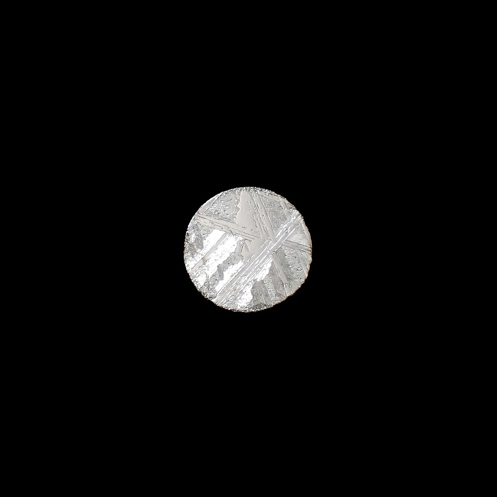 アルタイ隕石 発見地:中国 1.72ct[240125571]9.9x9.9mm前後