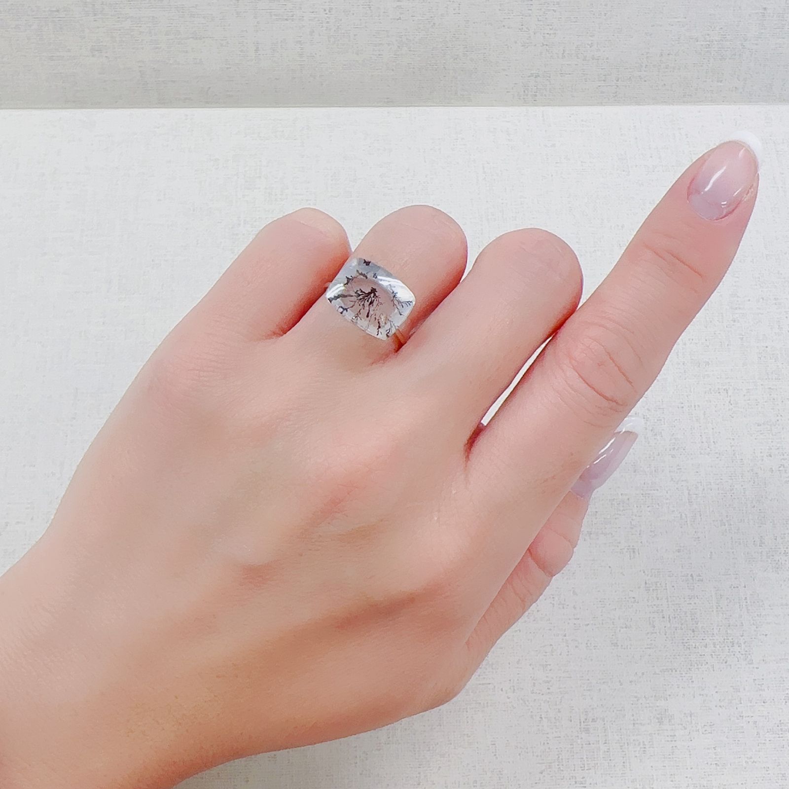 デンドリチッククォーツ ブラジル産 5.01ct[230521970]10.4x13.1mm前後