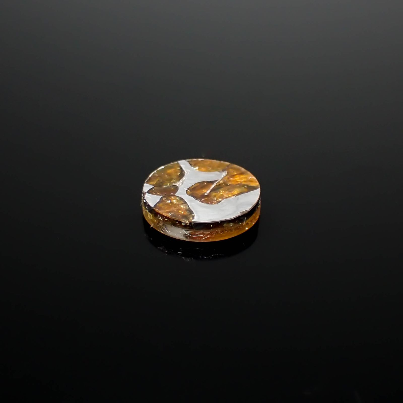 パラサイト隕石Sericho トリプレット 発見地:ケニア 4.03ct[240125717]12.1x12mm前後